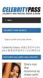 Mobile Screenshot of celebritypass.net
